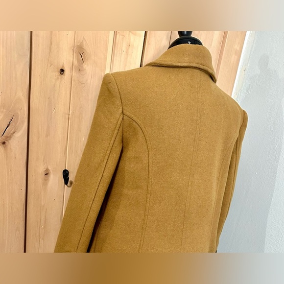 EUC Free People Victoria Pleated Coat In Camel - Picture 10 of 16